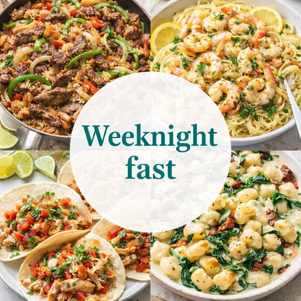 ⚡ Weeknight fast