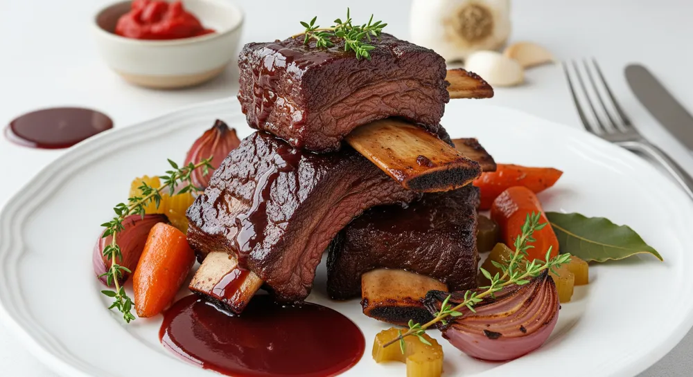🍖 Red wine braised short ribs